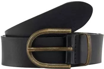 Tom Tailor TTSYLKE Ledergürtel mit abgerundeter Dornschließe black uni (7110115_9000)
