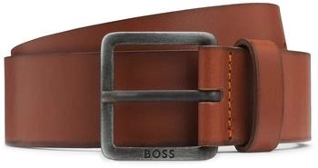 Hugo Boss Ledergürtel mit Logo-Schließe Style Jeeko_Sz40 50541165 Braun