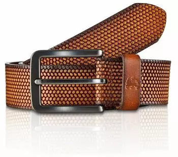 Lerros Gürtel *Lewis* aus geprägtem Büffelleder Cognac (5003009_74005)