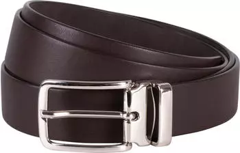 K-up Belt Classique En Cuir Pleine Fleur dark brown (KP807)
