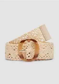 s.Oliver Textilgürtel mit Dornschließe beige 2166568.8115.