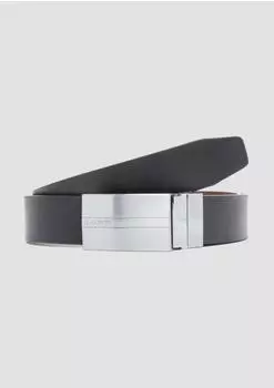 s.Oliver Wendeg&uuml;rtel aus Leder schwarz 2156021.9999.