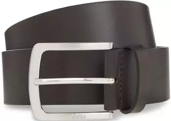 Hugo Boss Gürtel aus italienischem Leder mit Logo-Gravur auf der Schließe - Style Jor-V_Sz40 50471321 Dunkelbraun 120