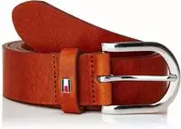 Tommy Hilfiger Lederg&uuml;rtel "New Danny" mit dezenter Logo-Schlaufe
