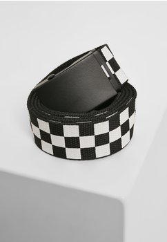 Urban Classics Adjustable Checker Belt (TB3739-00826-0050) black/white