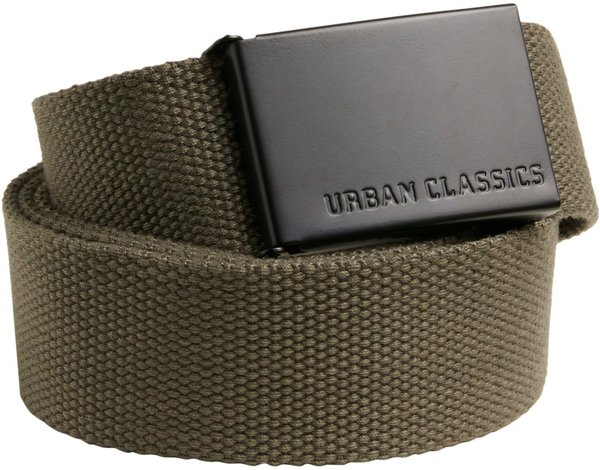 Urban Classics Canvas Belts (TB305-00868-0050) olive/black