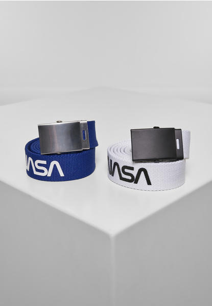Mister Tee Nasa Belt 2-pack Extra Long Blue/wht (MT2039-00306-0050) blue/white
