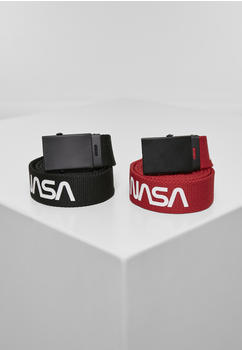 Mister Tee Nasa Belt 2-pack Extra Long Blue/wht (MT2039-02374-0050) black/red