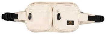 Alpha Industries Label Waist Bag vintage white