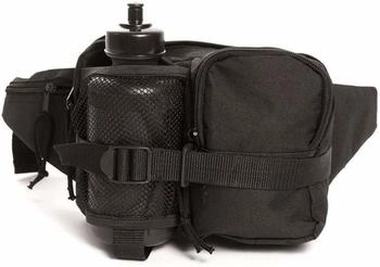 Mil Tec Trekker Hüfttasche mit Trinkflasche Schwarz (13511002)