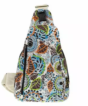 Kunst und Magie Sling Bag Schultertasche Hippie Bodybag (55910) creme