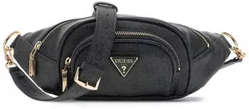 Guess Latona Belt Bag coal logo