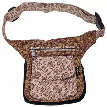 Kunst und Magie Gürteltasche / Hüfttasche Fair (GS-175) braun/hanf