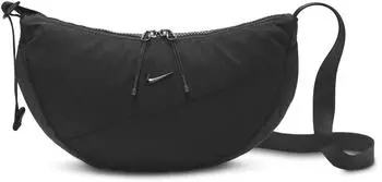 Nike Aura Crescent Crossbody Bag (HQ4370-013) schwarz/schwarz/gunmetal