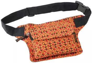 Guru-Shop Bestickte Ethno Sidebag Nepal Gürteltasche (51336) orange