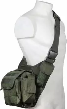 Mil Tec Sling Bag Tanker BW Army Schultertasche Molle olive