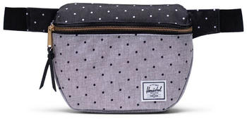 Herschel Fifteen Hip Pack polka dot crosshatch grey/black