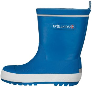 Trollkids Kids Lysefjord Rubber Boots glow blue