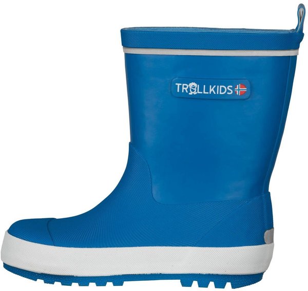 Trollkids Kids Lysefjord Rubber Boots glow blue