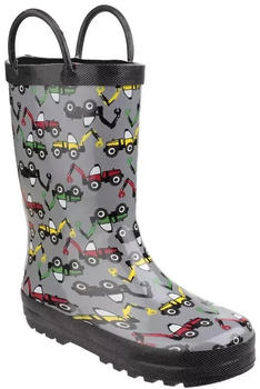 Cotswold Puddle Kid's Wellingtons dark grey
