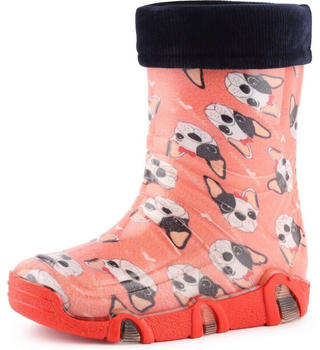 Ladeheid Kinder Gummistiefel SwkBW pink Hunde