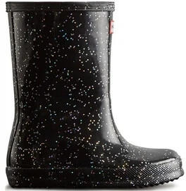 HUNTER Little Kids First Classic Giant Glitter Black