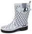 Bockstiegel Gummistiefel Dorin Regenstiefel Punkte grau