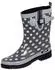 Bockstiegel Gummistiefel Dorin Regenstiefel Punkte grau