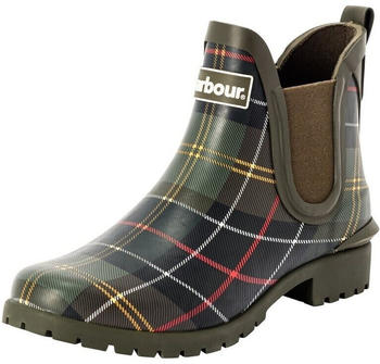 Barbour Gummistiefel Wilton Tartan grün