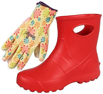 Lemigo Gummistiefel EVA Schaumstoff sehr leicht rot