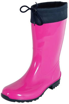 Regenliebe Gummistiefel Fieselregen Langschaft fuchsia dunkelblau