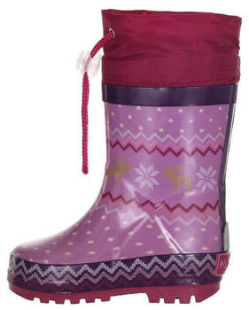 Playshoes Gummistiefel Norweger gefüttert lila