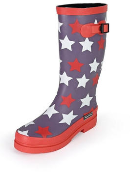 Regenliebe Gummistiefel Stars Halbschaft Sterne Motiv