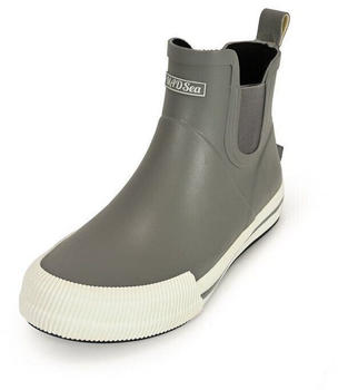 MADSea Gummistiefelette Short Story grau weiß