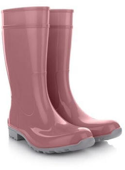 Lemigo Gummistiefel wasserdicht hohe Regenstiefel 967 Ilse Puderrosa