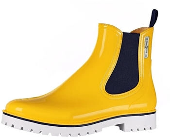 tomBrook Gummistiefelette Lemon Tree Blockabsatz zitrusgelb tomBrook Gummistiefelette Lemon Tree Blockabsatz zitrusgelb