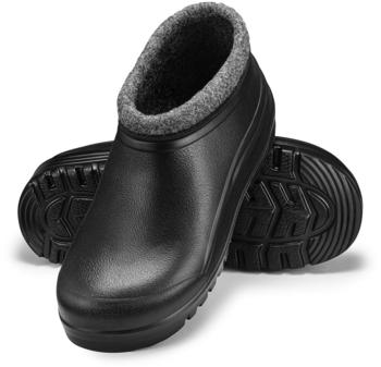 Strobl Gef&uuml;tterte Gummistiefel Herren Winter Regenschuhe K042 schwarz