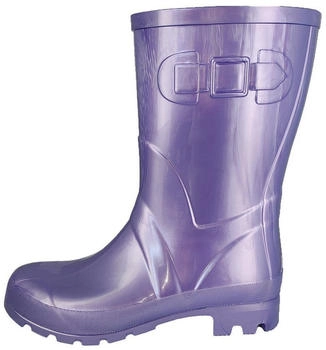 Beck Regenstiefel Glossy Gummistiefel lila metallic