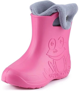 Ladeheid Kinder Gummistiefel gefüttert LA-CA-04 rosa grau Ladeheid Kinder Gummistiefel gefüttert LA-CA-04 rosa grau