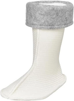 Playshoes Fleece-stiefel-socke weiß