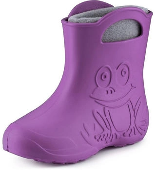 Ladeheid Kinder Gummistiefel LA-CA-03 lila grau Ladeheid Kinder Gummistiefel LA-CA-03 lila grau