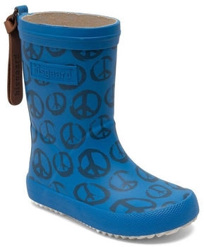 Bisgaard Fashion Rain Boot Peace on Earth sky