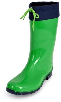 Regenliebe Gummistiefel Fieselregen Langschaft hellgrün dunkelblau
