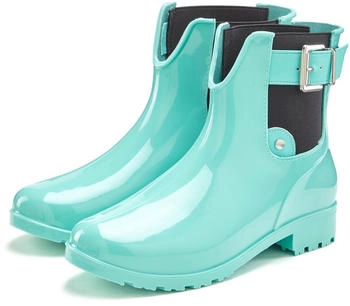 Vivance Dreams Damen Gummistiefel türkis schwarz Vivance Dreams Damen Gummistiefel türkis schwarz