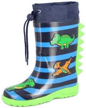 Beck Dinoworld Gummistiefel blau