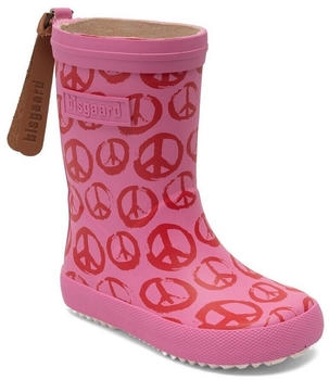 Bisgaard Fashion Rain Boot Peace on Earth pinky