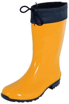 Regenliebe Gummistiefel Fieselregen Langschaft gelb