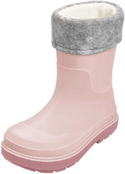 Playshoes Gefütterte Gummistiefel rosa