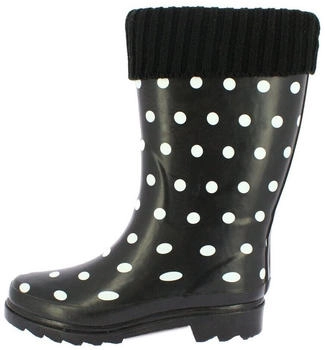 Beck Gummistiefel Dots schwarz 31323836363334