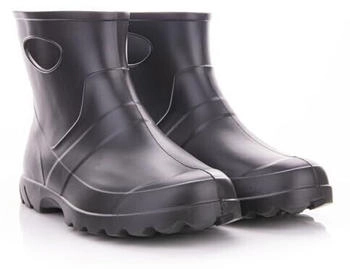 Lemigo Sehr leichte Garten Regenstiefel EVA schwarz 36-47